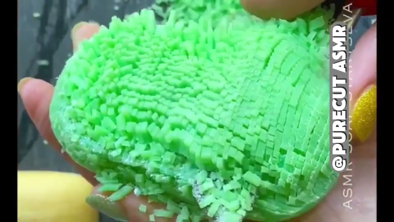 Satisfying Soap Cutting ASMR PureCut ASMR  Relaxing Sound