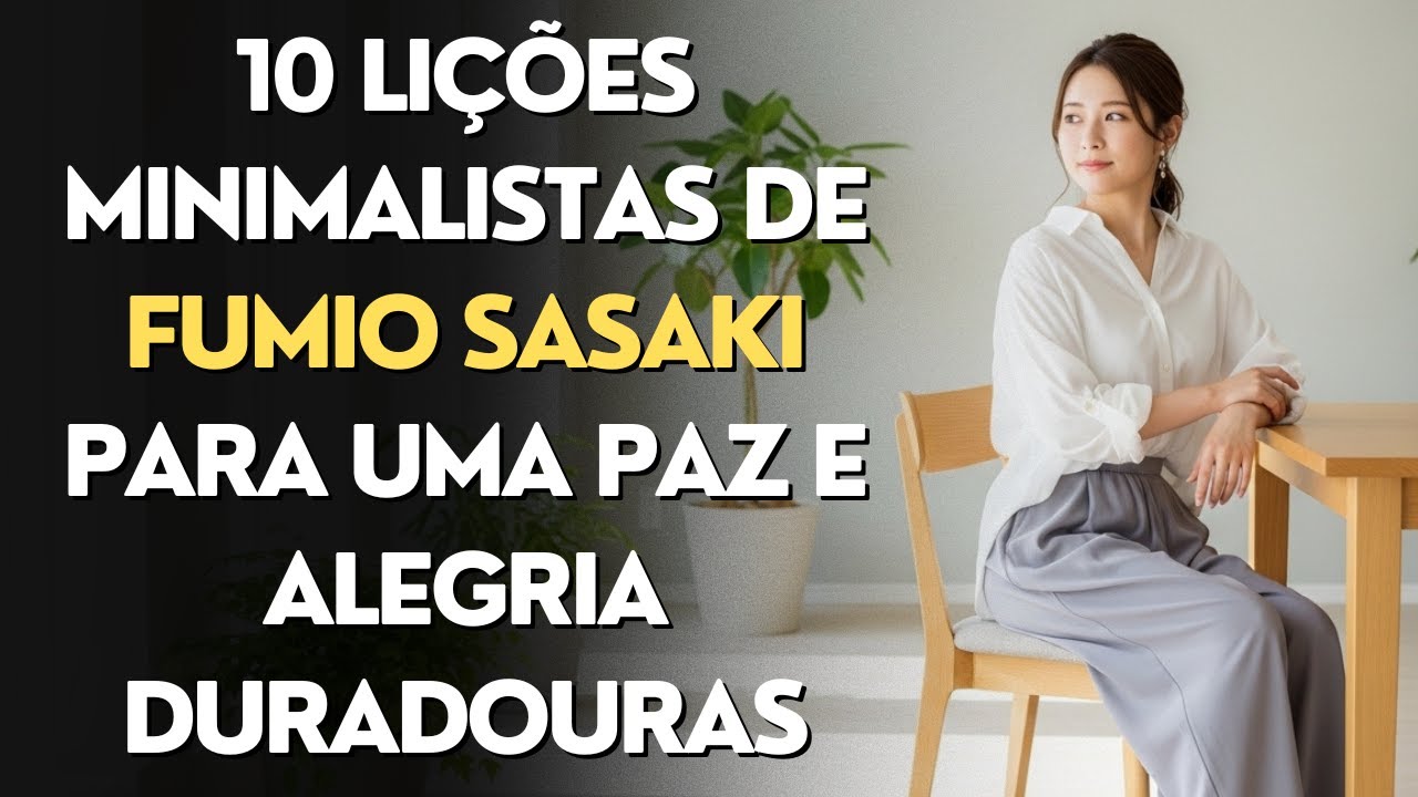 10 Lições Minimalistas de Fumio Sasaki para uma Paz e Alegria Duradouras