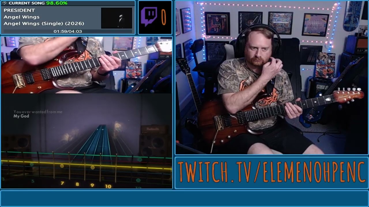 [ROCKSMITH CDLC] PRESIDENT - Angel Wings (Lead 98.96%)
