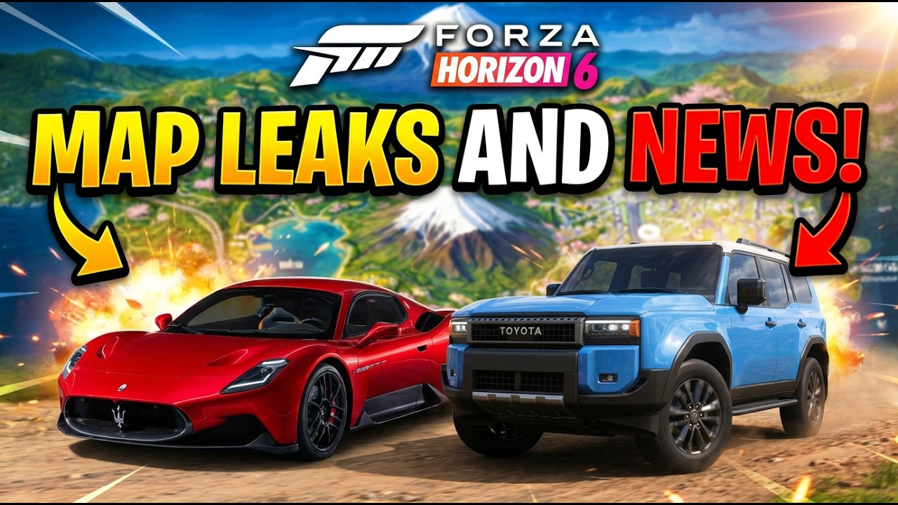 Forza Horizon 6 MAP LEAKS, NEW 4K In-Game Footage and more NEWS!