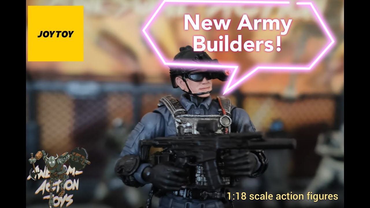 JoyToy 1:18 scale action figure army builders numbers 32-36. More great affordable figures!