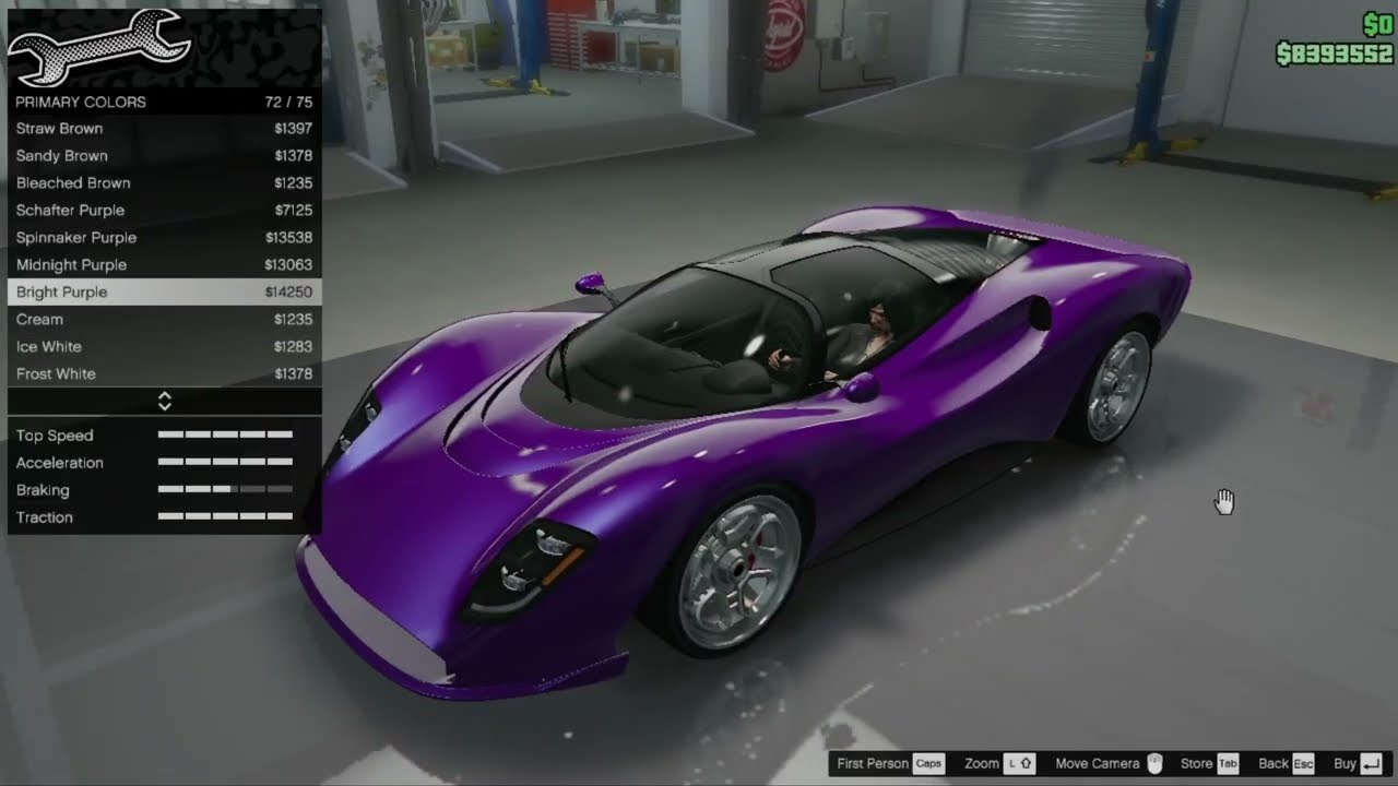 GTA 5 Lampadati Tigon Customization (De Tomaso P72)