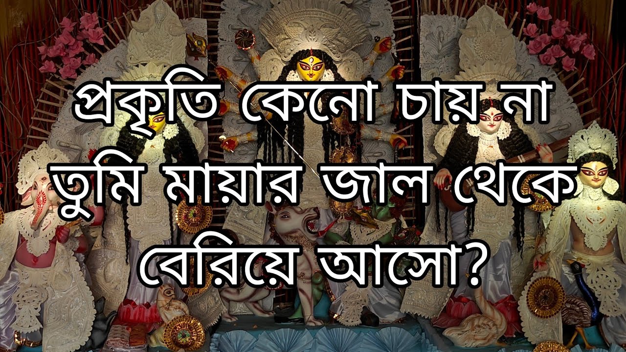 প্রকৃতি কেনো চায় না তুমি মায়ার জাল থেকে বেরিয়ে আসো?