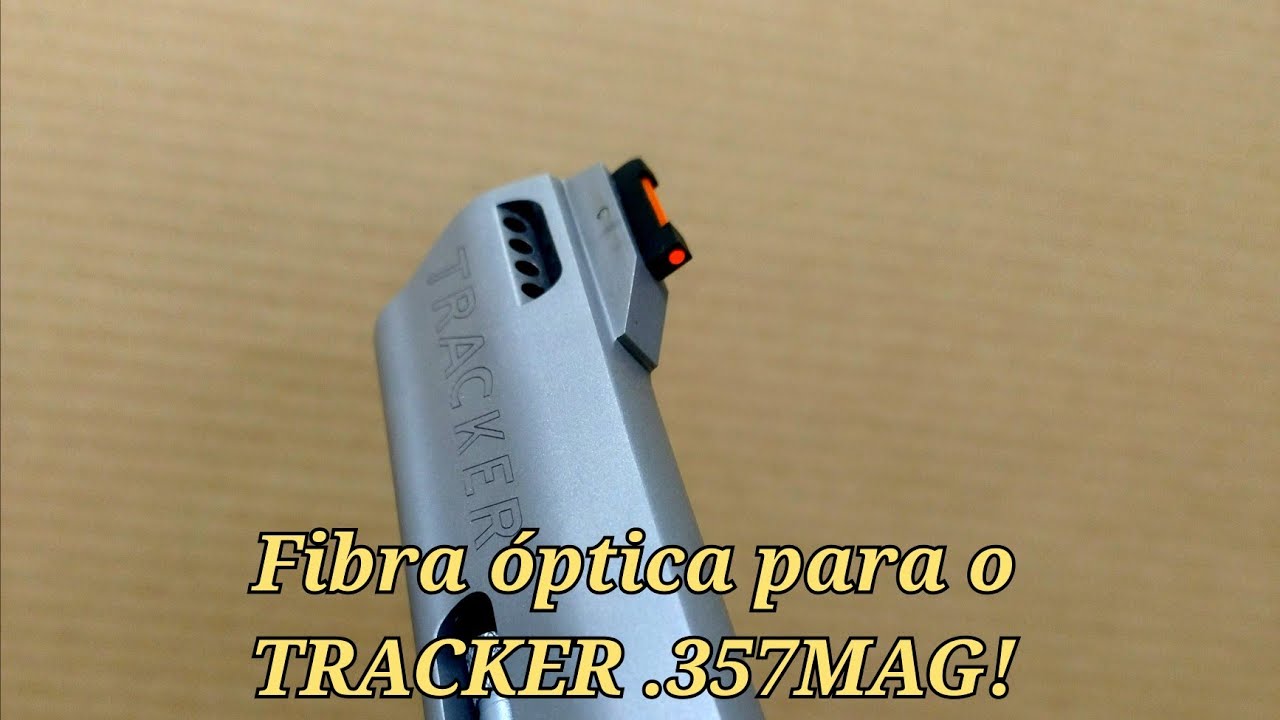 RT627 TRACKER .357 MAG - Troca da ma&ccedil;a de mira