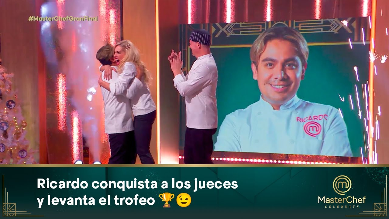 Tenemos ganador: Ricardo se corona campeón de MasterChef Celebrity 🏆😃 👏|  MasterChef Celebrity 2022