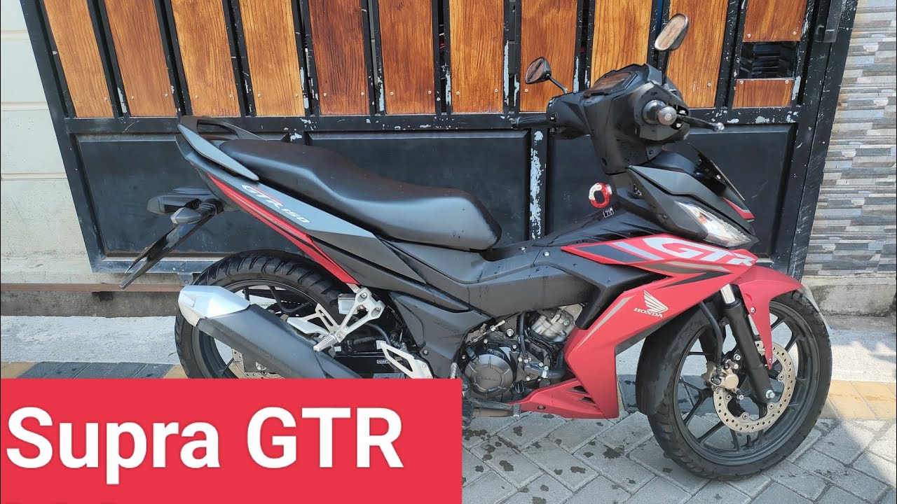 Supra GTR 150 2021 merah hitam #honda #supragtr