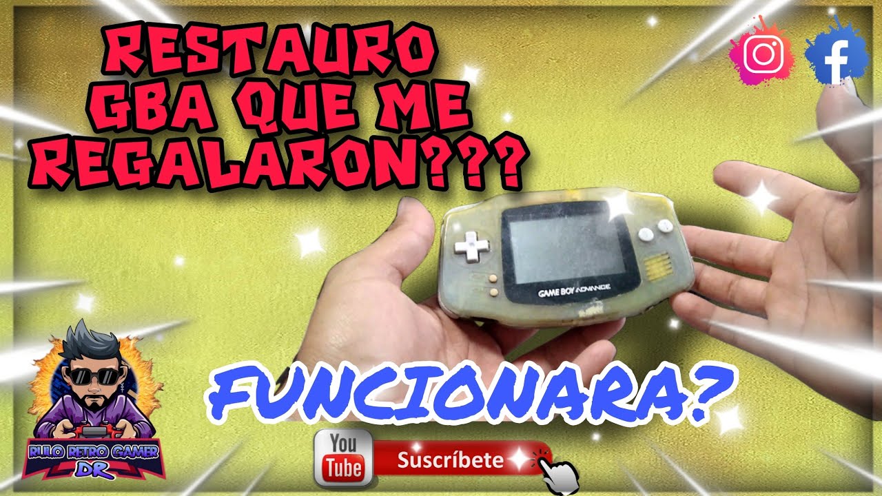 RESTAURACION Y MANTENIMIENTO DE GAMEBOY ADVANCE, LO DEJO COMO NUEVO!!! #gameboyadvance#restauracion
