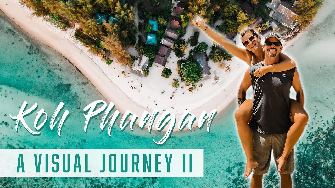 🌴 Koh Phangan 4K Drone Video II | Relaxing Beaches & Crystal Clear Water in Thailand