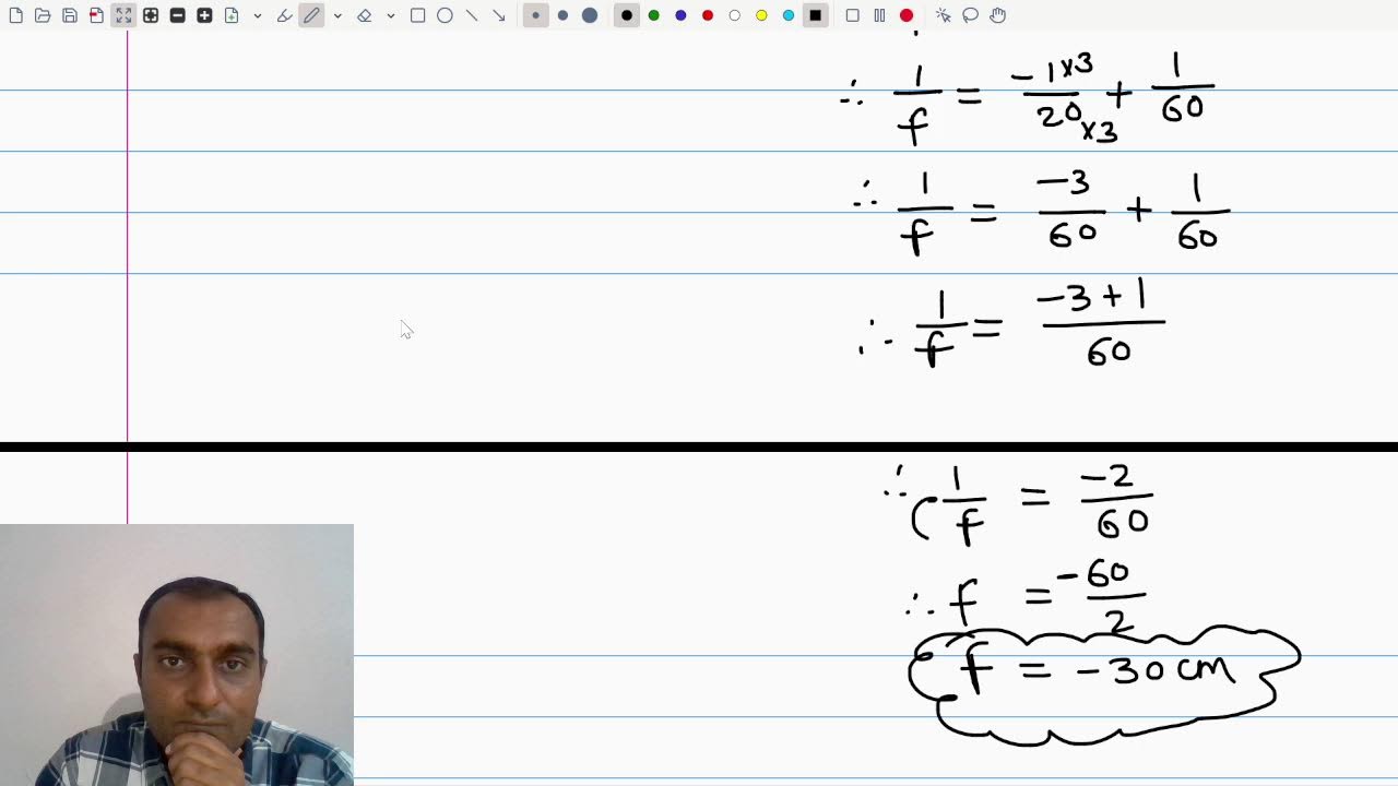 Lenses & Refraction | Numericals