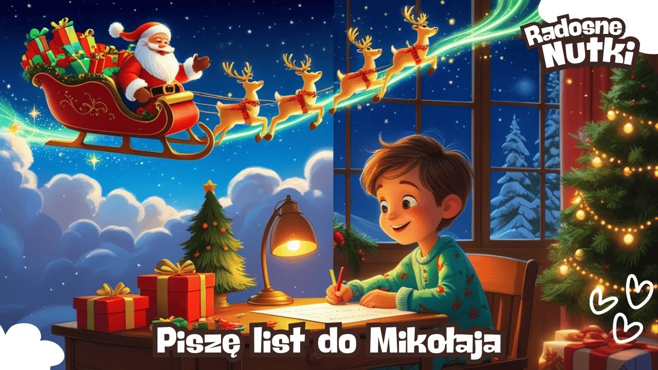 🎵 Radosne Nutki — Piszę List do Świętego Mikołaja — piosenki dla dzieci🎵