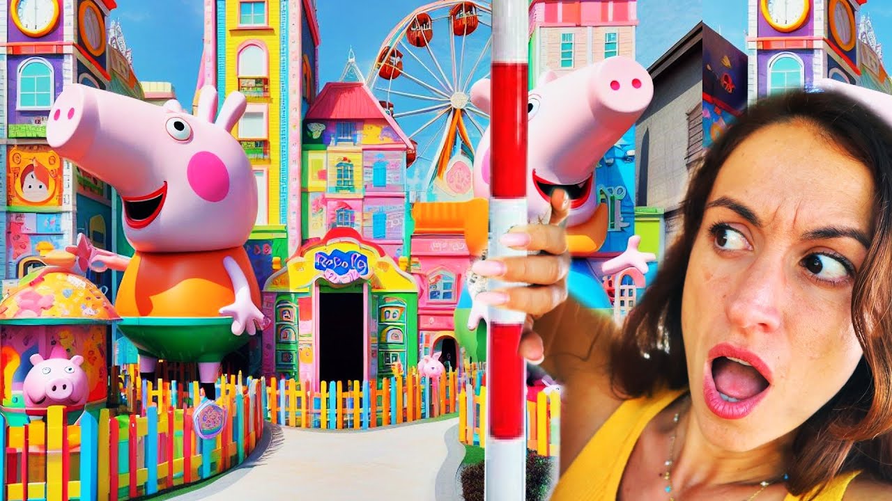 ECONTRAMOS EL PARQUE DE DIVERSIONES DE PEPPA PIG EXE!!
