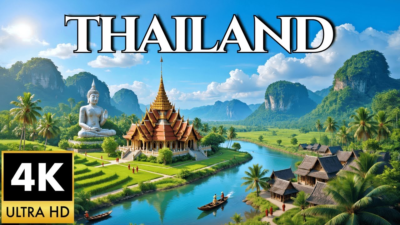 4K WONDER OF THAILAND | A Cinematic Journey from Bangkok’s Temples to Hidden Island Paradises