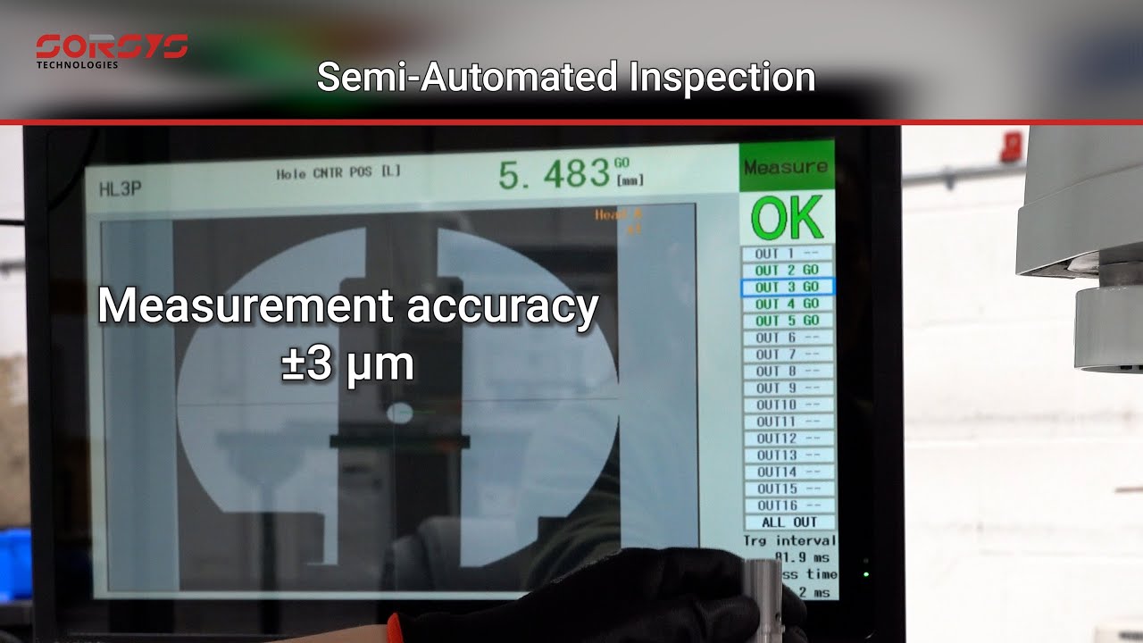Precision Inspection with &plusmn;3 &micro;m Accuracy | Sorsys Technologies #qualitycontrol #automation