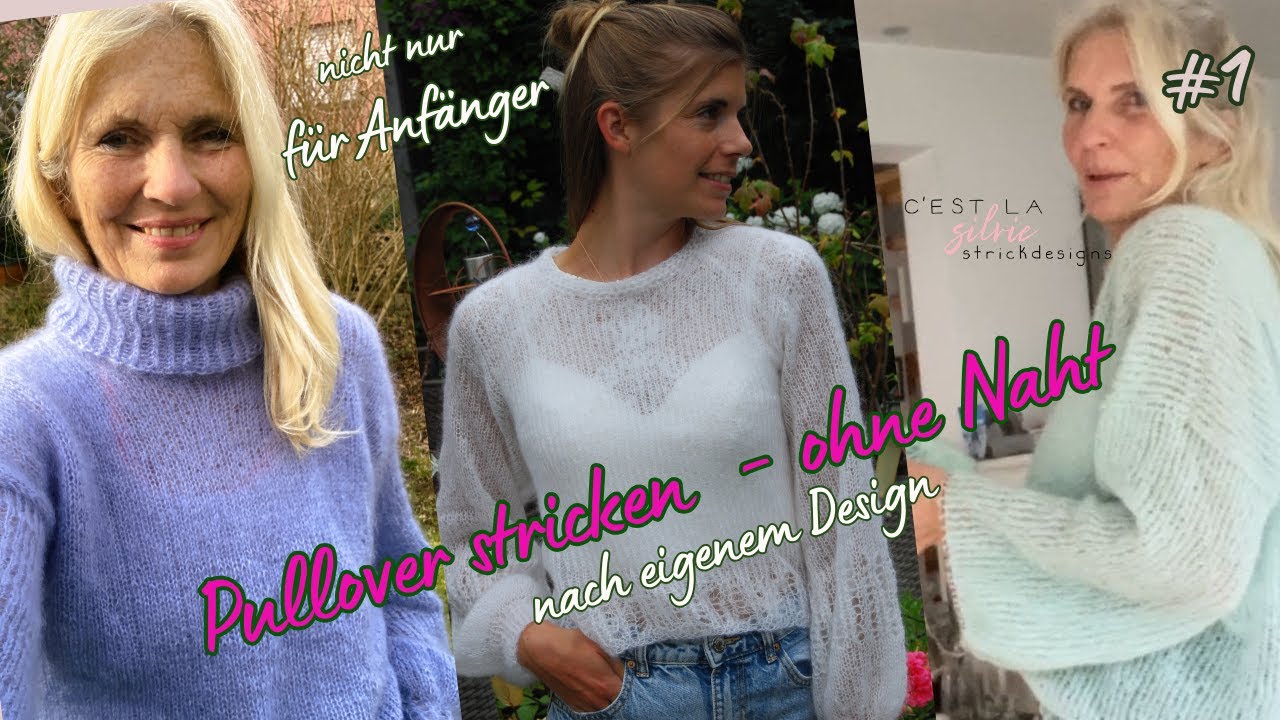 Sweater VERLUXE #1/5 designen und stricken | nahtlos & top down  – kreativ auch für Anfänger