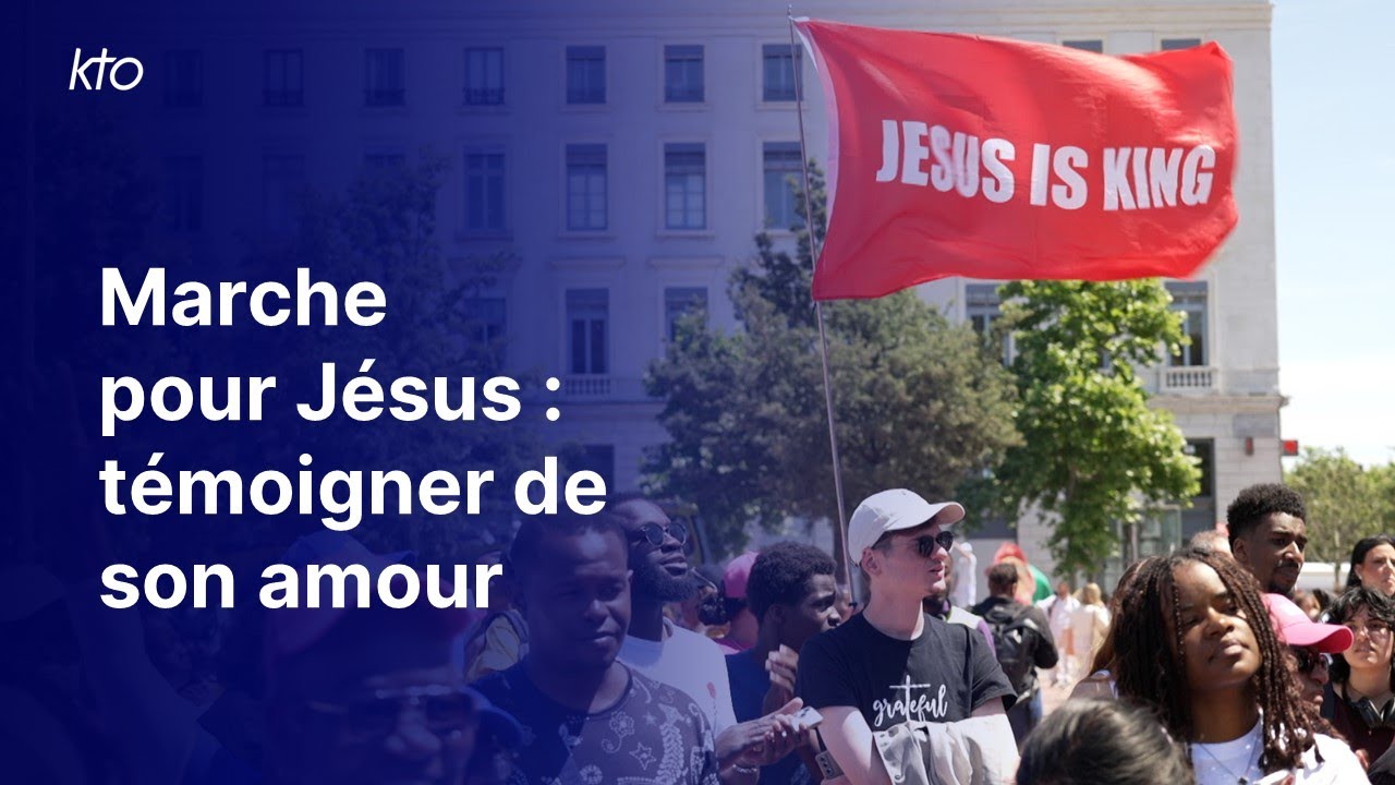 A Lyon, des milliers de chrétiens marchent pour Jésus