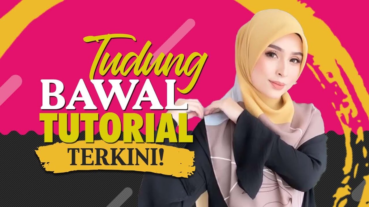 CARA PAKAI TUDUNG BAWAL STYLE BARU, BAWAL LABUH DEPAN DAN BELAKANG SEMUDAH ABC!!