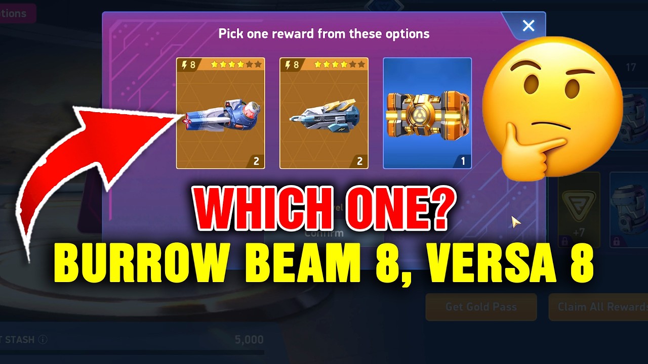 Burrow Beam 8 vs Versa 8: Which One Should You Choose? | Mech Arena