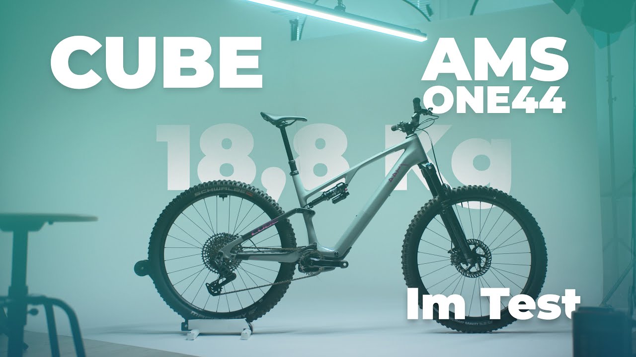 Light E-Mountainbike im Test: CUBE AMS Hybrid ONE44 C:68X TM 400X