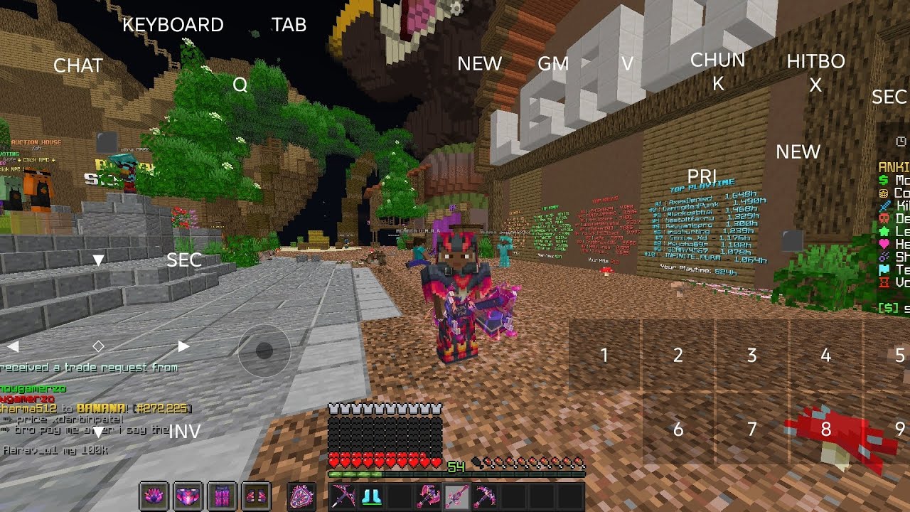 I am chill in Apple MC server full pyro kit