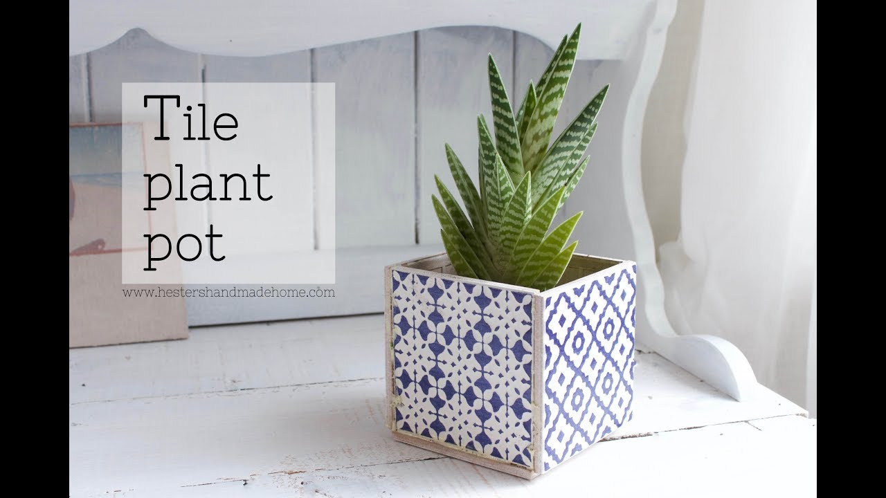 How to turn 5 tiles into a planter