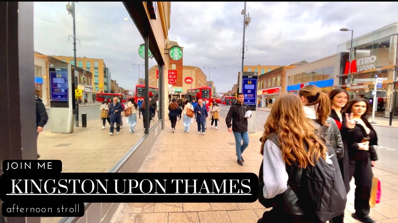 Kingston upon Thames - vibrant walking tour through the city centre