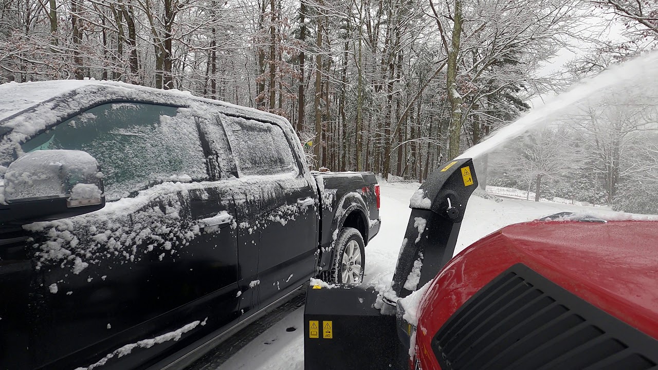 Snowblowing with Yanmar SB60!