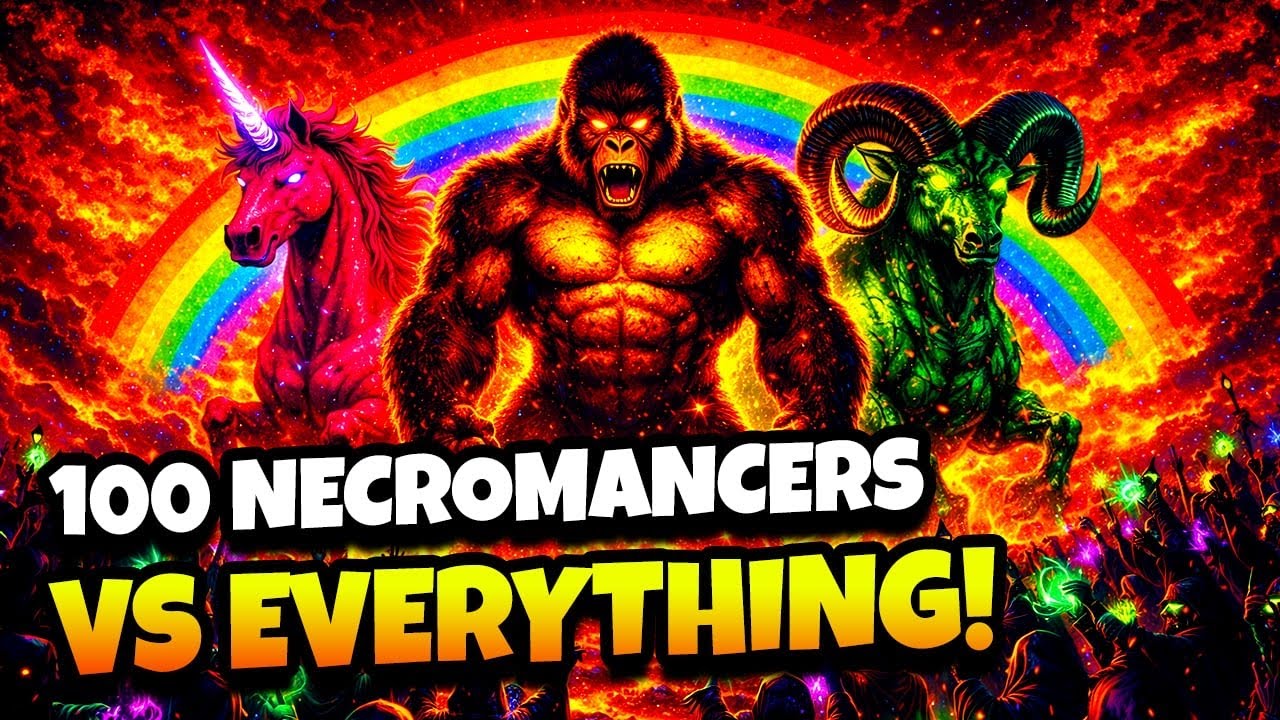 Can 100 Necromancers BEAT EVERYTHING?