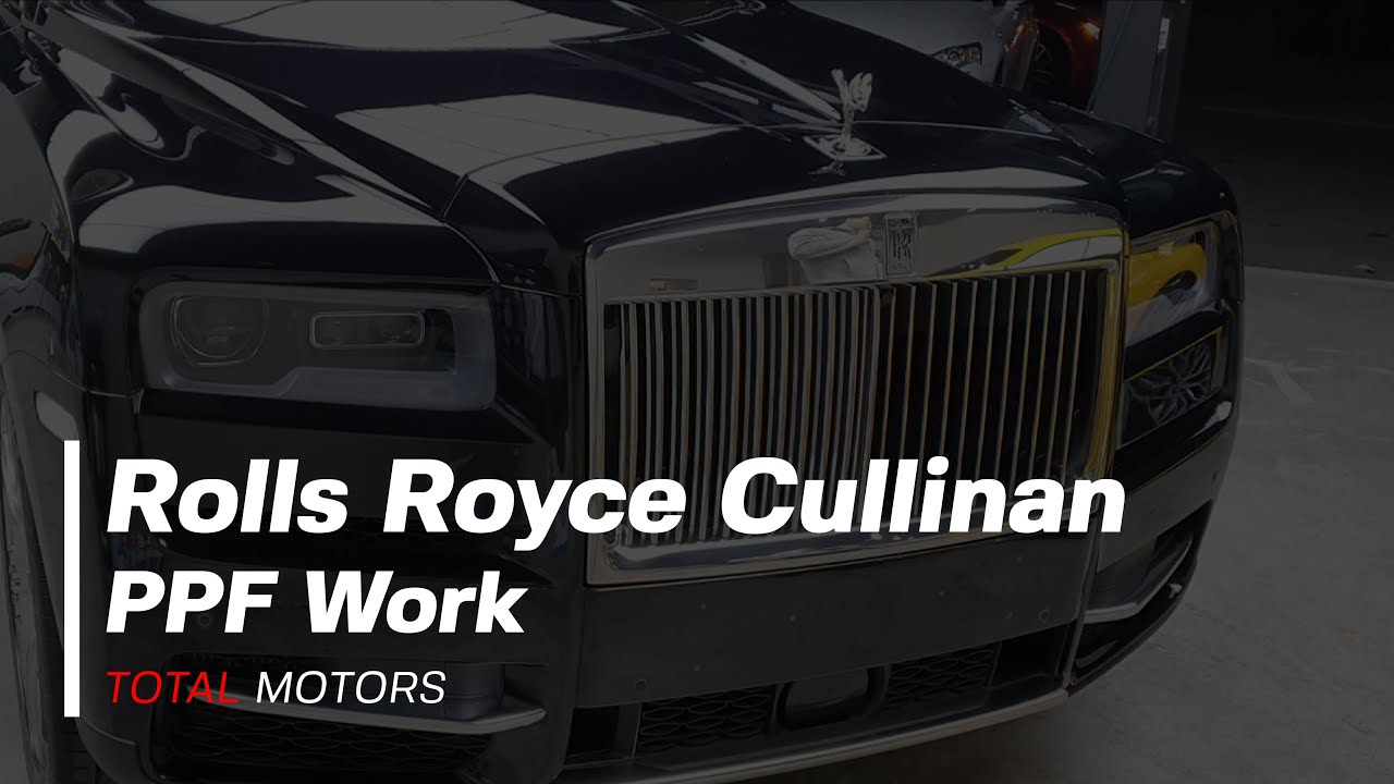 [TOTAL MOTORS] 롤스로이스 컬리넌 PPF 시공 영상 (Rolls Royce Cullinan PPF Work)