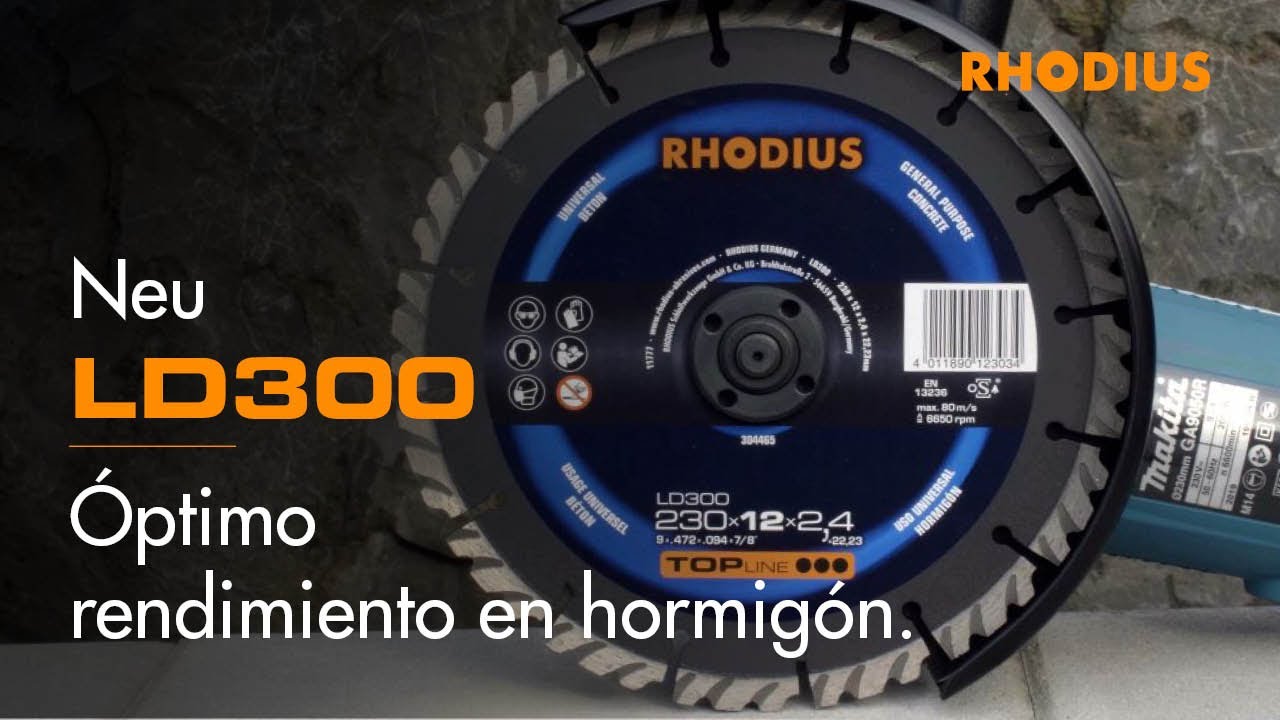 Disco de corte de diamante para la amoladora angular &ndash; para cortes r&aacute;pidos en hormig&oacute;n