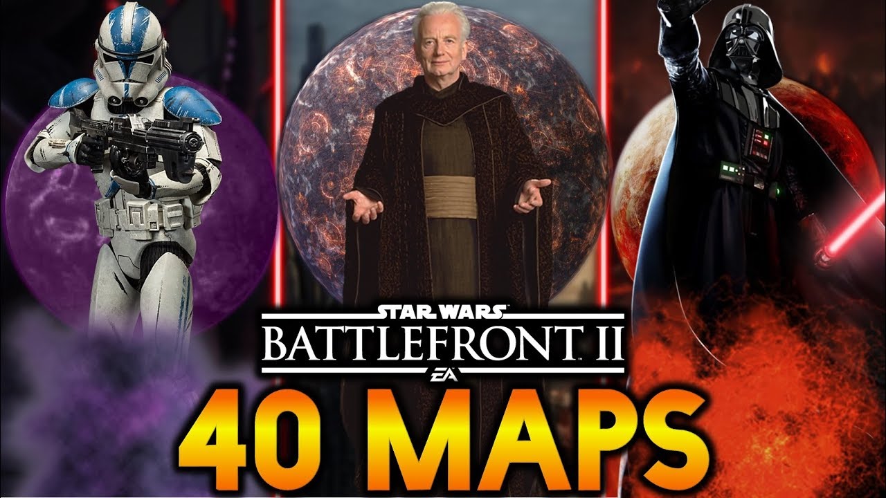40 POTENTIAL MAPS! Star Wars Battlefront 2