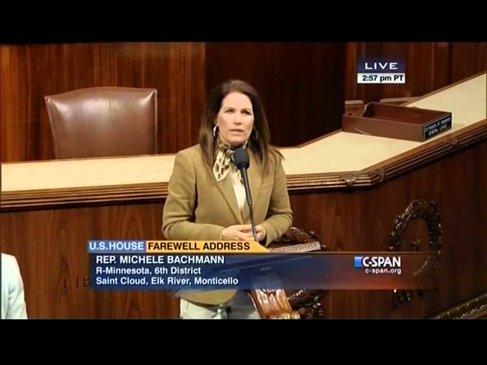 Rep. Michele Bachmann's Final Speech on House Floor