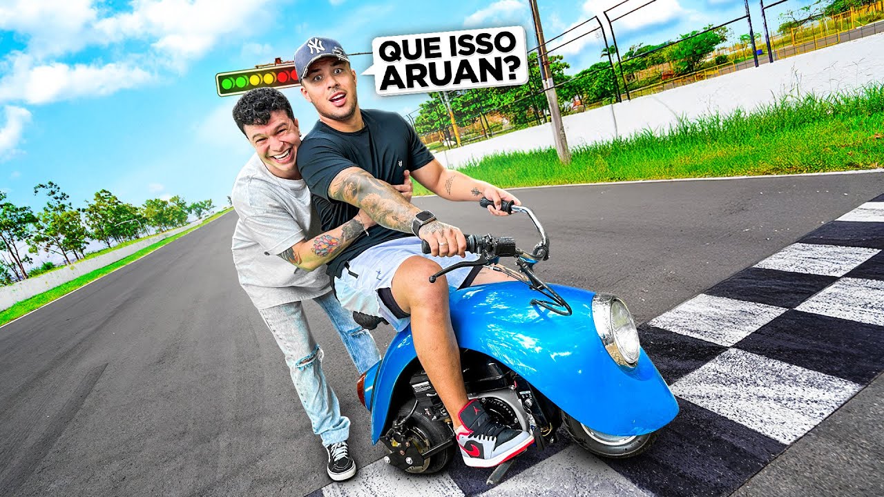 CORRIDA DE FUSCONETA *Quem foi mais rápido?* 🔥