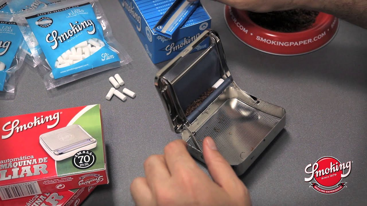 Como usar la m&aacute;quina de liar autom&aacute;tica Smoking