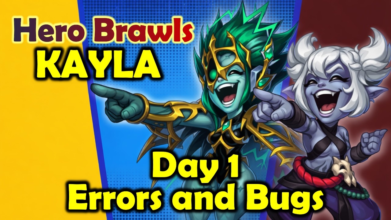 Hero Brawls Event || Kayla Brawl Day 1 || Errors and Bugs