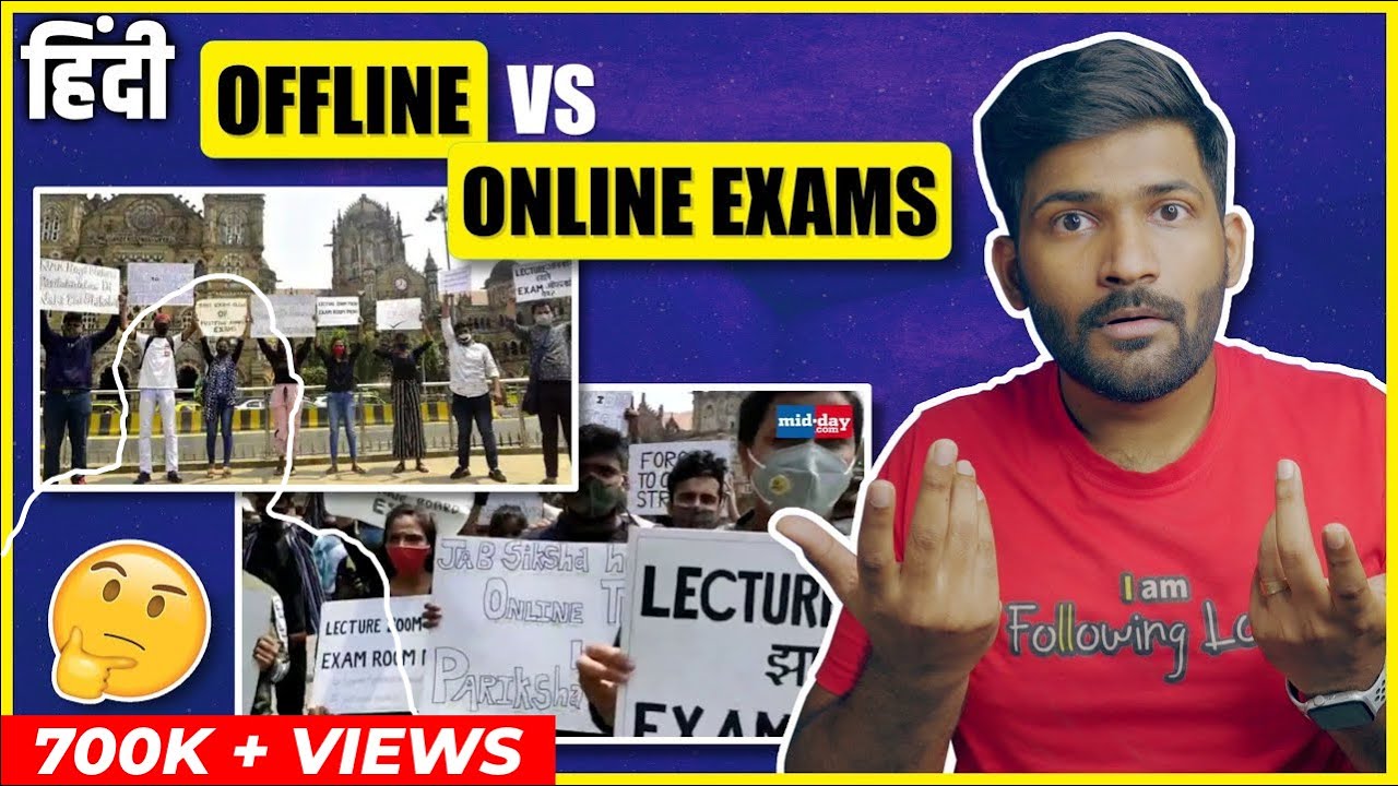 Offline vs online exams Protests against offline exams in Maharashtra #wecandoitonline Abhi and Niyu
