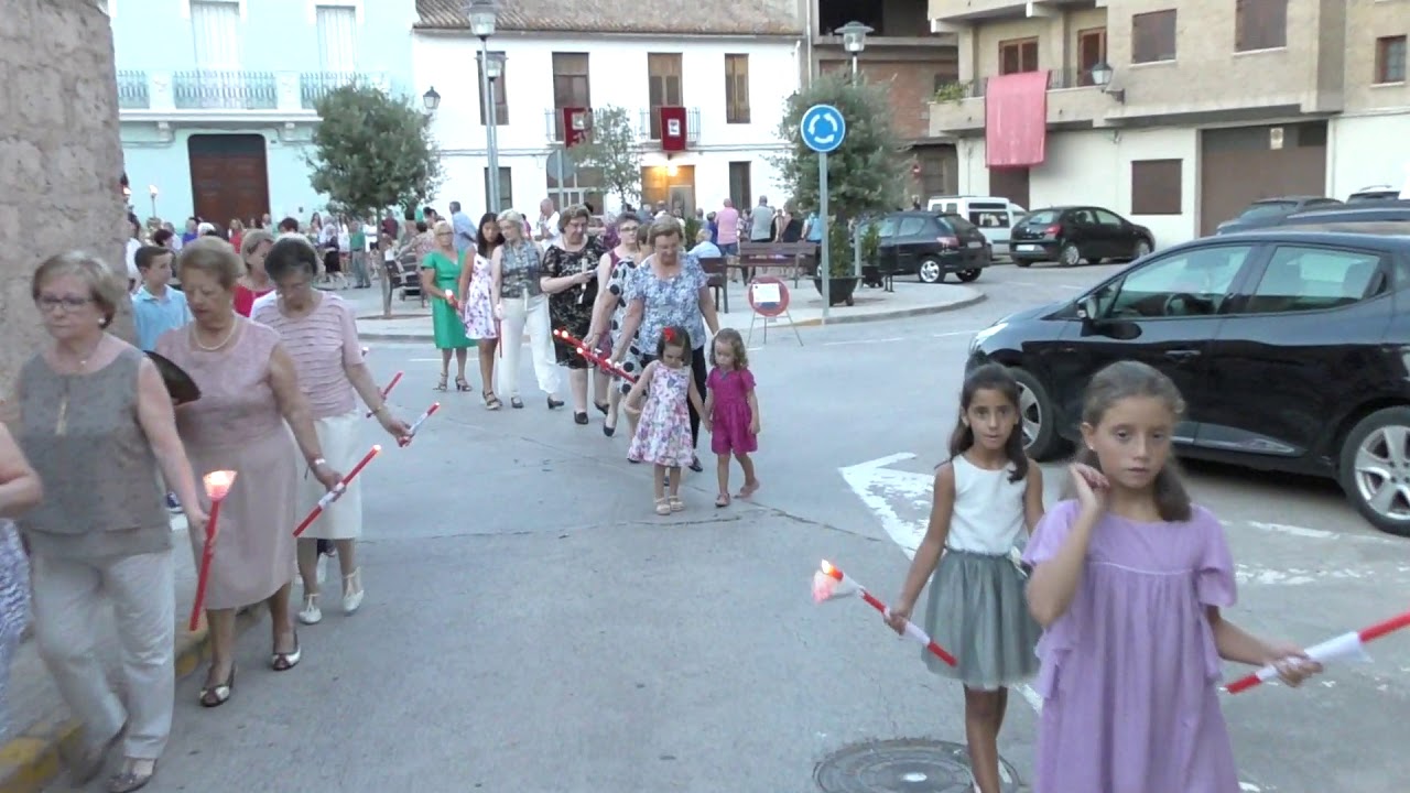 LA PROCESSO  DE LA FESTA DE LA CREU  ESTIVELLA 2019