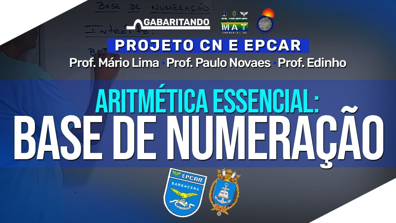 CN / EPCAR -BASE DE NUMERAÇÃO