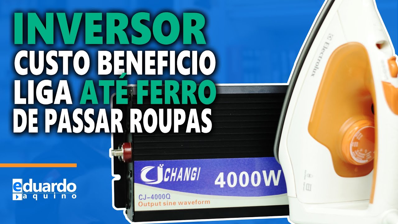 Inversor 4000W CHANGI Teste pesado, veja no que Deu (Parte 2)