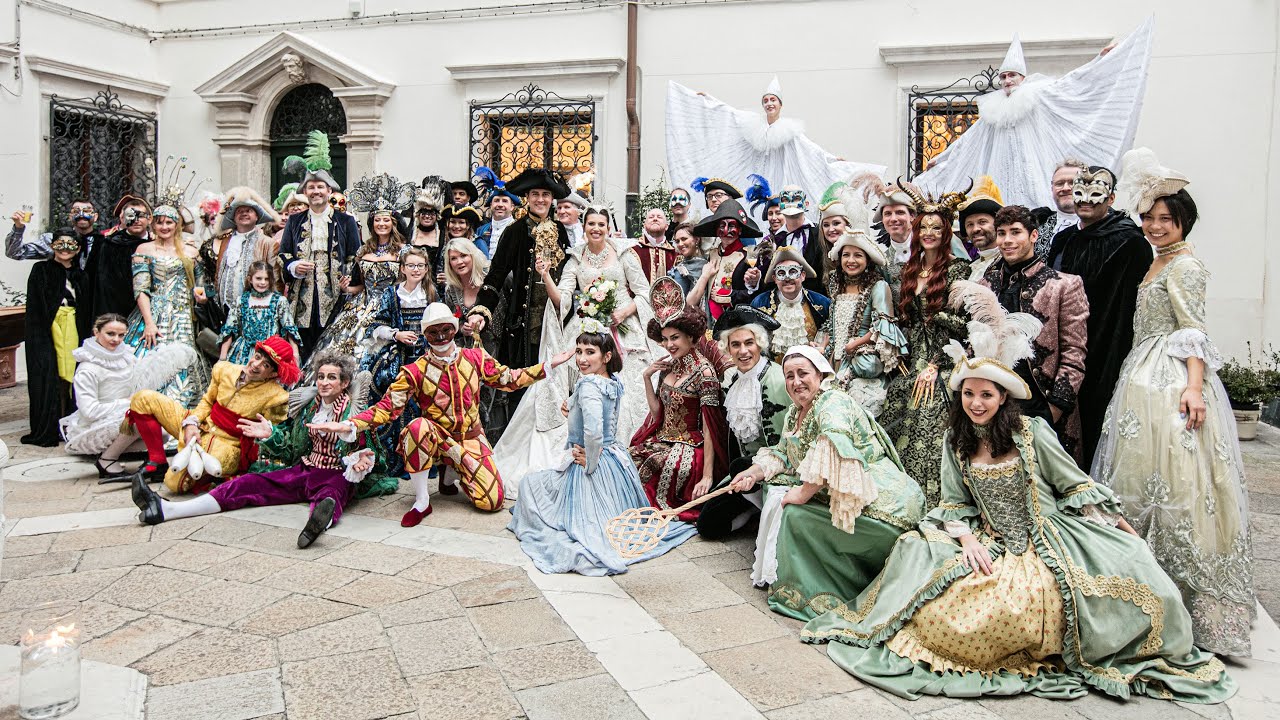 John & Laura's Venetian Carnival Wedding Spectacular!