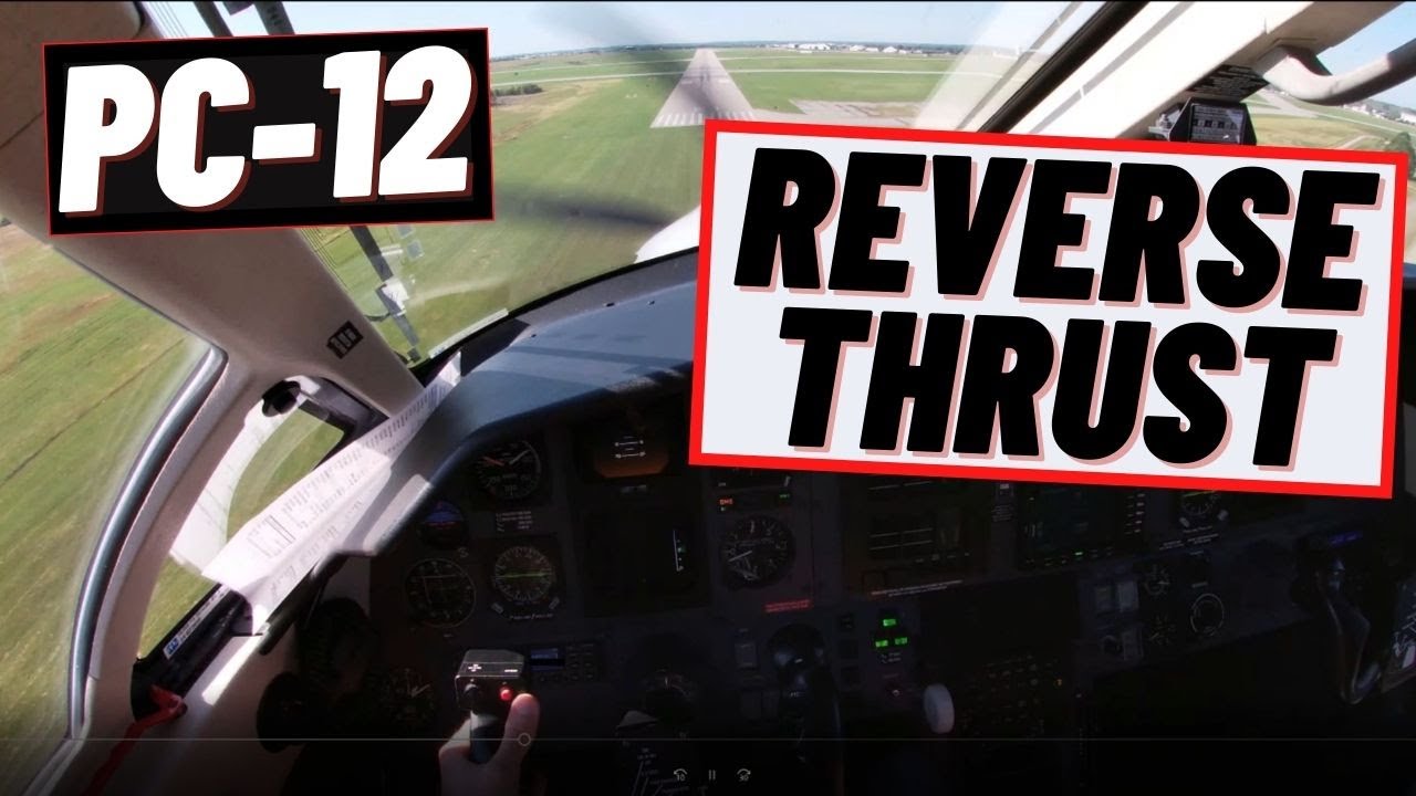Pilatus PC-12 Обратная тяга
