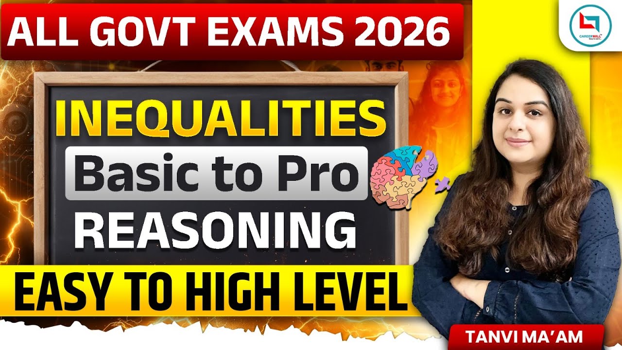 Inequality Reasoning | Inequality Reasoning Tricks | Reasoning Classes | Reasoning by Tanvi Ma'am
