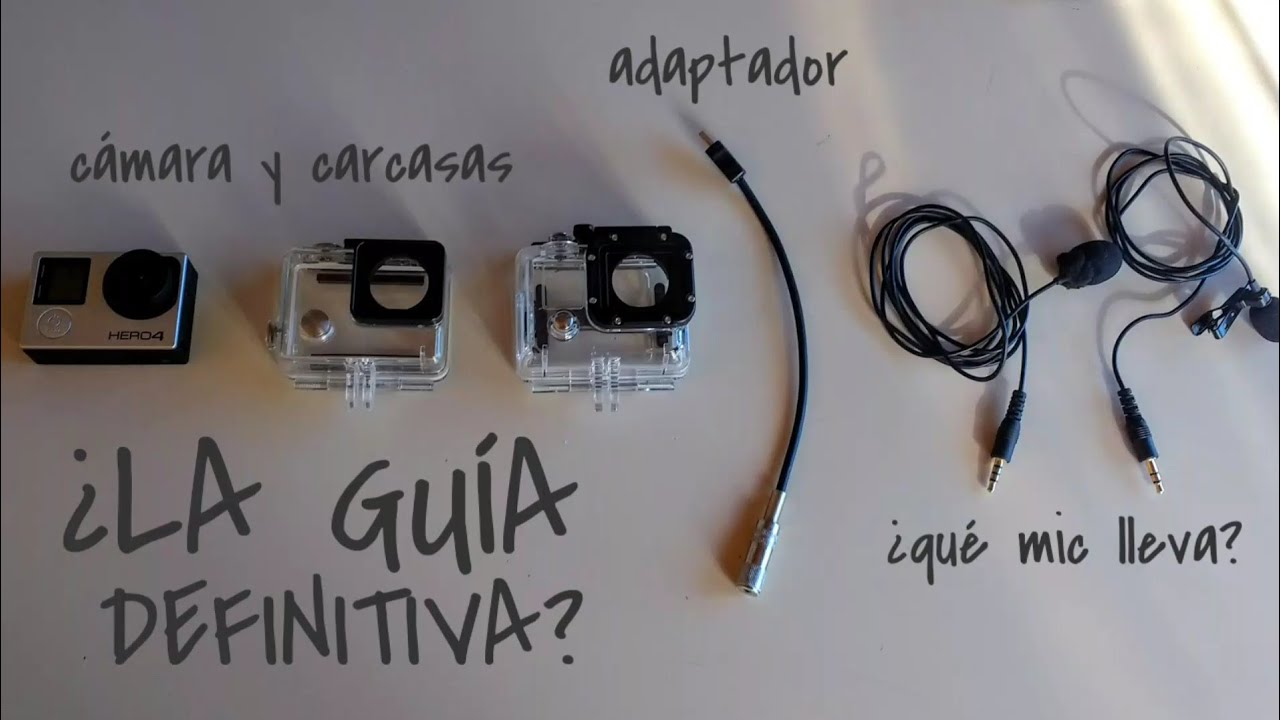 Como colocar MICRÓFONO a una GoPro | HERO3, HERO4, HERO5, HERO6, HERO7 y HERO8