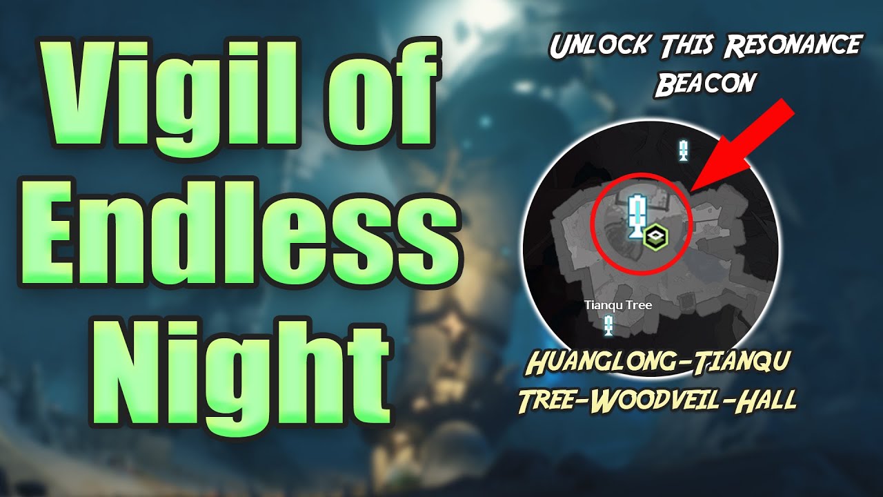 Vigil of Endless Night & Unlock Tree Woodveil Hall Resonance Beacon | Wuthering Waves 1.2