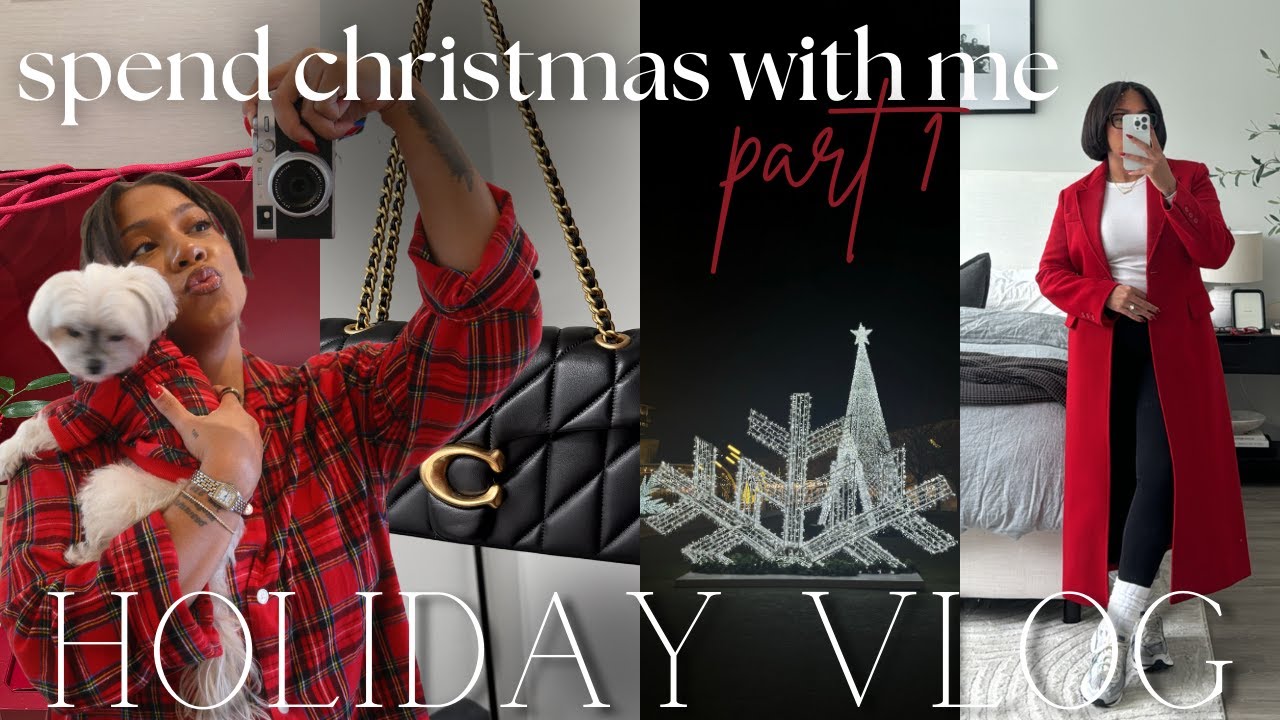 HOLIDAY VLOG | spend Christmas with me (part one), gifts for my mom & more