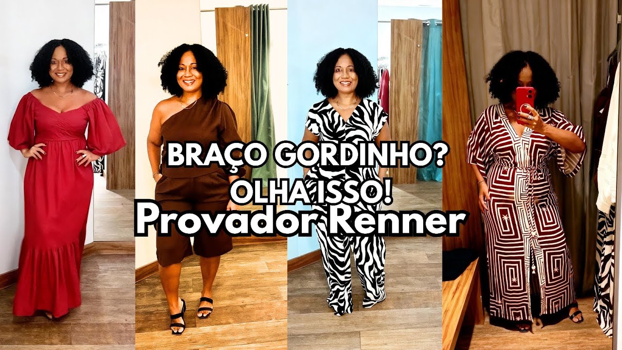PROVADOR RENNER CORPO REAL Peças que afinam e disfarçam o BRAÇO GORDINHO