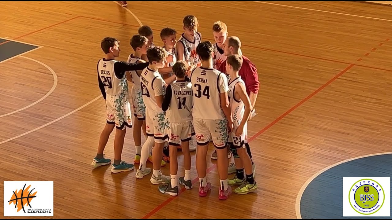 2025.02.23 LJBL U14 Superlīga 2011g. Ezerzeme/Rēzeknes BJSS  vs Jelgavas BJSS