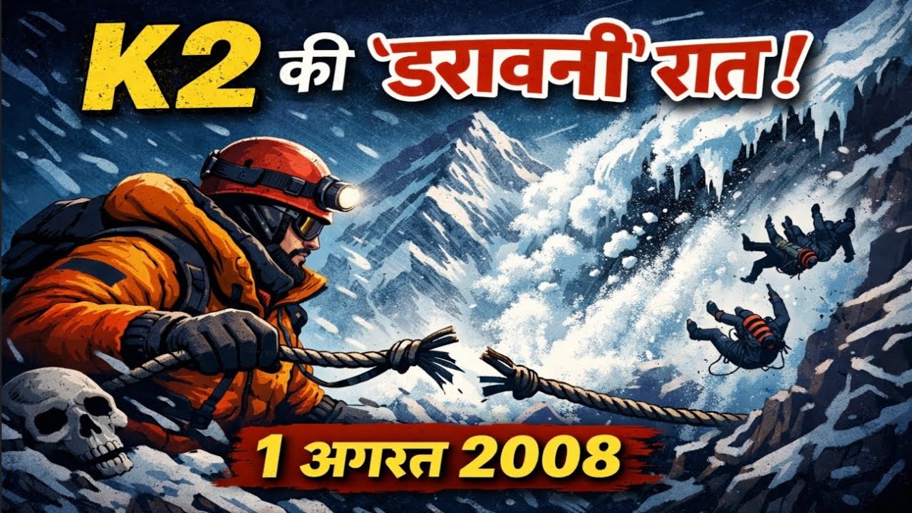 K2 Disaster 2008🥺 । दुनिया की सबसे खतरनाक चढ़ाई । K2 की डरावनी रात 