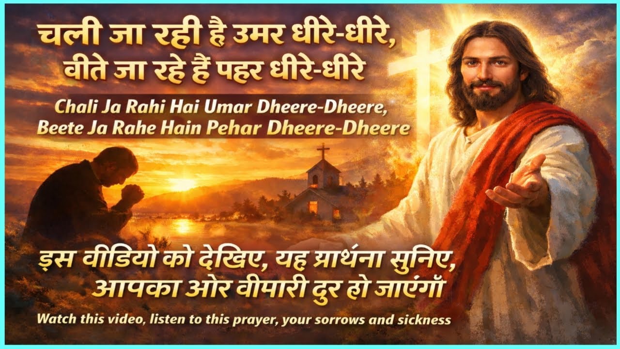 सिर्फ 1 बार सुन लो 🙏 | चली जा रही है उमर धीरे-धीरे | हर परेशानी में यीशु का सहारा,