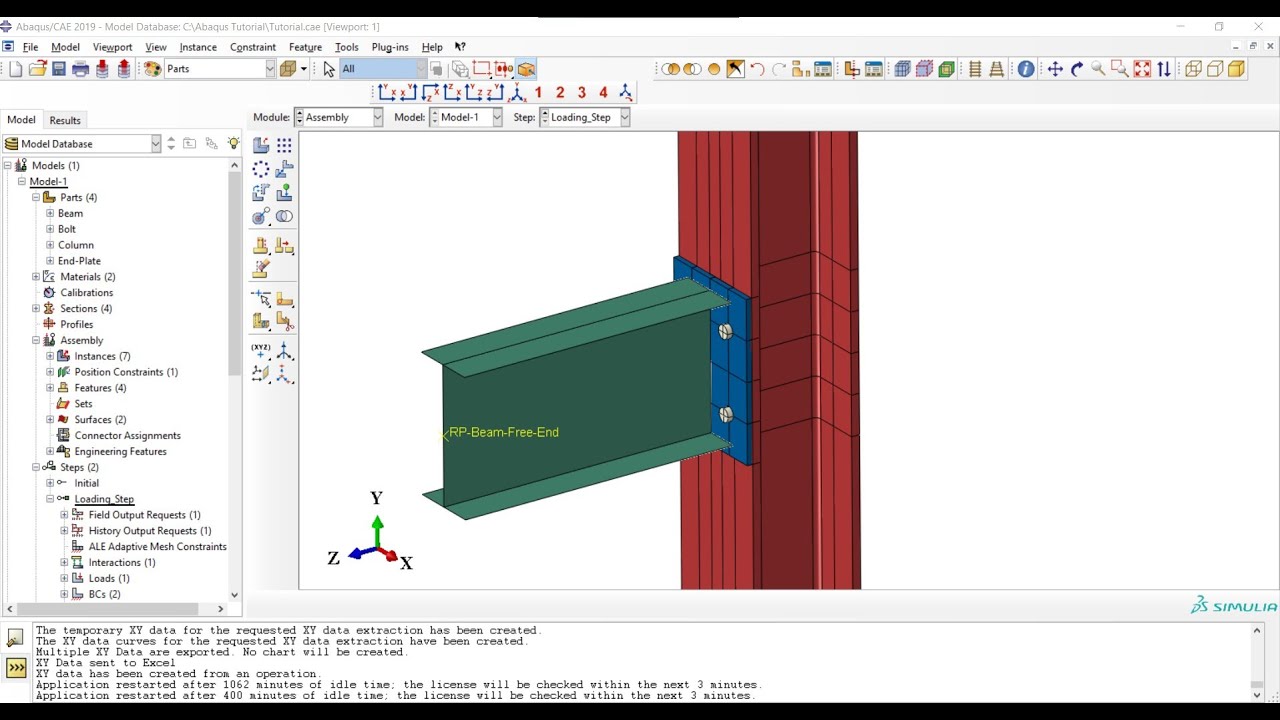 #10 Учебное пособие ABAQUS: Создание сборки и позиционирование деталей