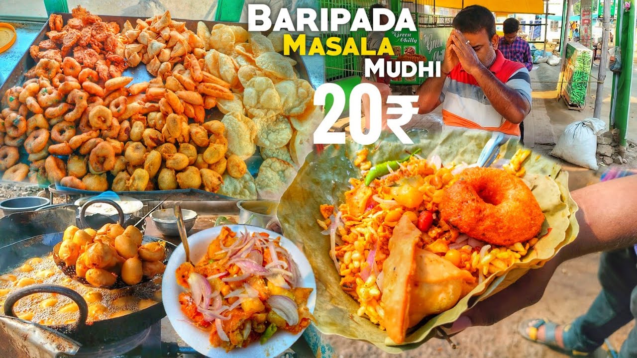 This Place famous for Masala Muri | Odisha Best  Breakfast | Baripada food | Indian Street food